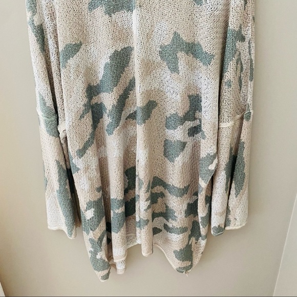 POL Open Front Camo Cardigan Green Sz Small - Picture 6 of 8